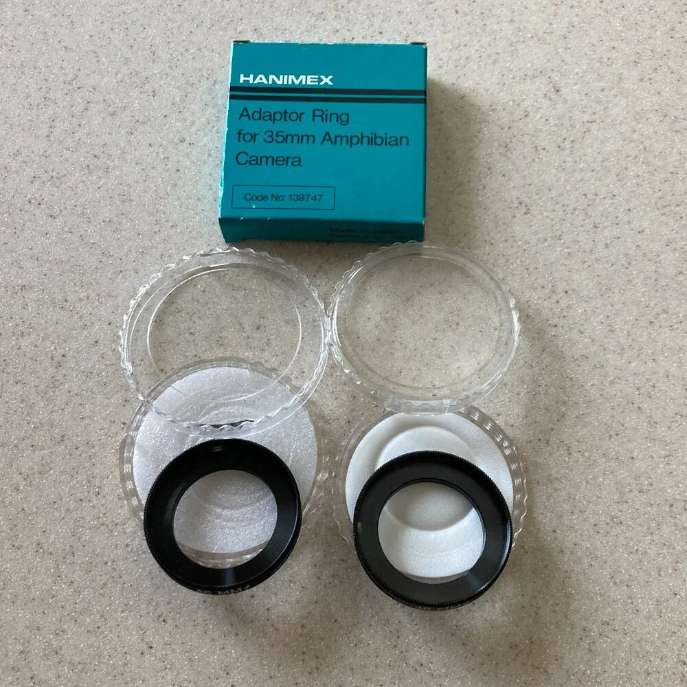 Vintage Hanimex Adapter Ring For 35mm Amphibian Camera NOS